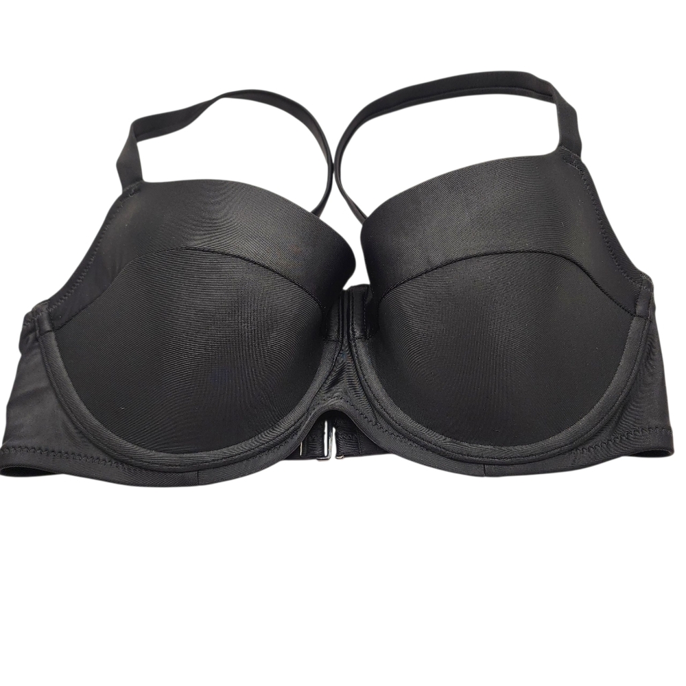 aerie Black Padded Underwire Swim Top